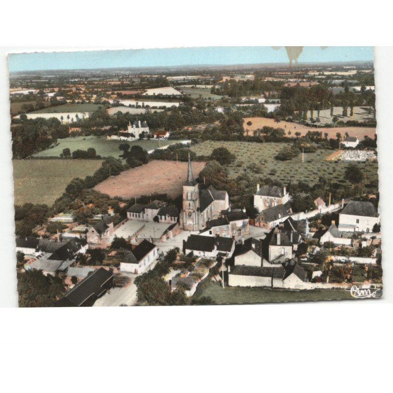 PREAUX: vue générale vue aérienne 10x15 - état