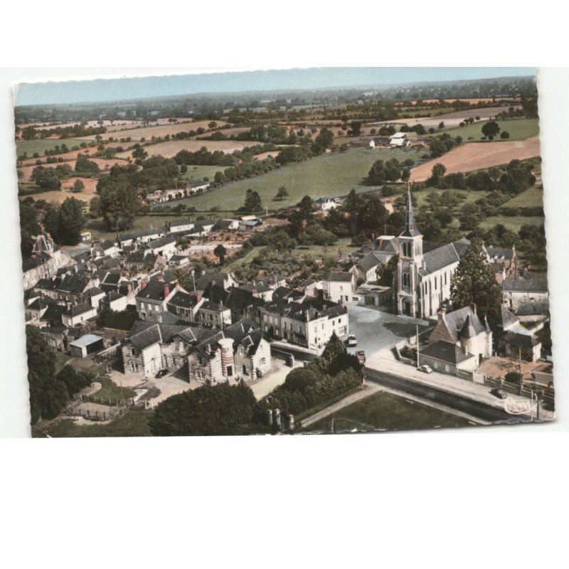 SOULGE-le-BRUANT: vue générale vue aérienne 10x15 - très bon état
