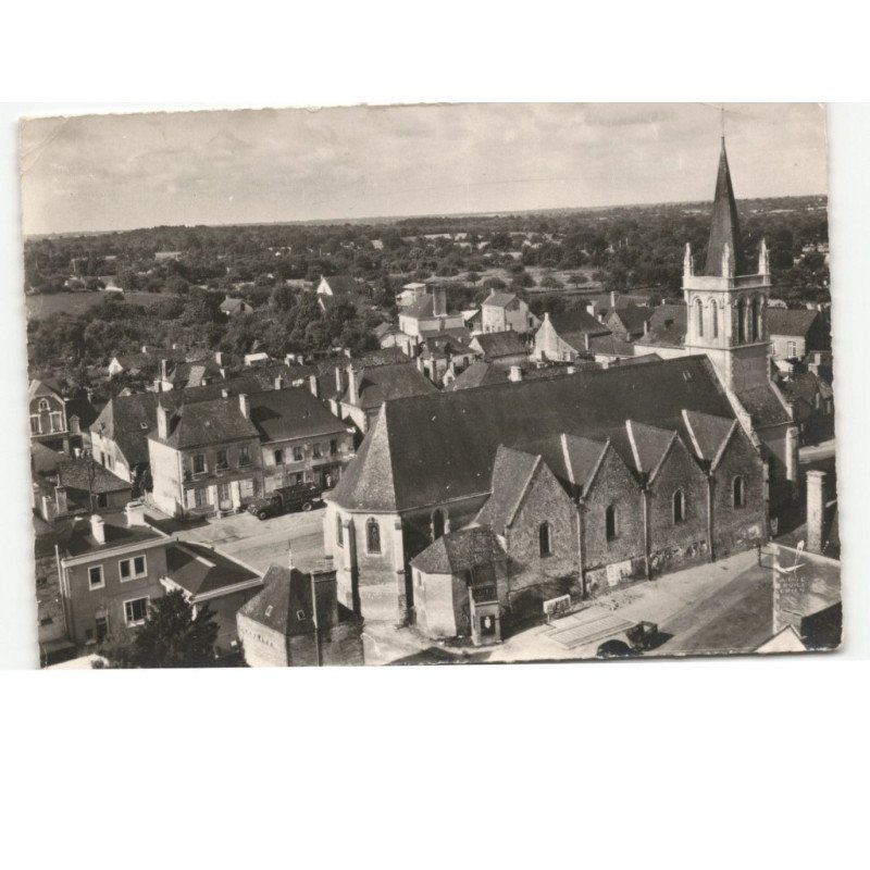 BALLOTS: l'église vue aérienne 10x15 - état