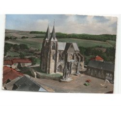 AVIOTH: basilique 12 et 14e siècle vue aérienne 10x15 - très bon état