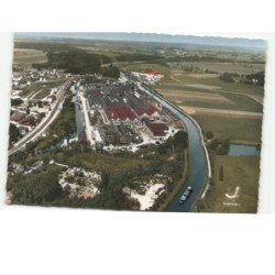 COMMERCY: vue générale des forges vue aérienne 10x15 - très bon état