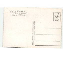 DOMBASLE-en-ARGONNE: l'hôtel de la paix R.N. 3 vue aérienne 10x15 - très bon état