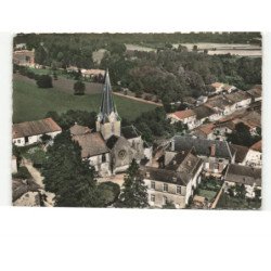 DAMMARIE-sur-SAULX: l'église la mairie les écoles vue aérienne 10x15 - très bon état