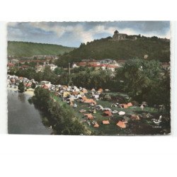 DUN-sur-MEUSE: lac vert, le terrain de camping vue aérienne 10x15 - état