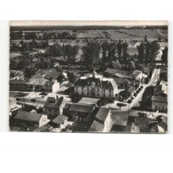 LAHEYCOURT: l'hôtel de ville vue aérienne 10x15 - très bon état