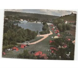 DUN-sur-MEUSE: lac vert, le terrain de camping vue aérienne 10x15 - très bon état