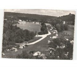 DUN-sur-MEUSE: lac vert terrain de camping vue aérienne 10x15 - très bon état