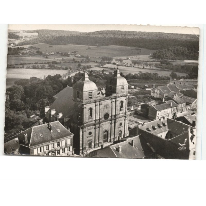 MONTMEDY: église de montmédy-haut monument classé du 18e vue aérienne 10x15 - très bon état