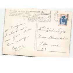 MONT-de-SASSEY: l'église du moyen-âge classée monument historique vue aérienne 10x15 - très bon état