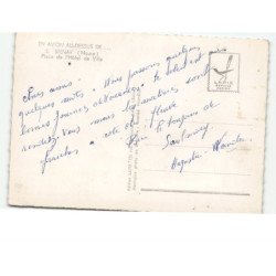 STENAY: place de l'hôtel de ville vue aérienne 10x15 - très bon état