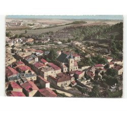 SAINT-MIHIEL: quartier du bourg vue aérienne 10x15 - très bon état