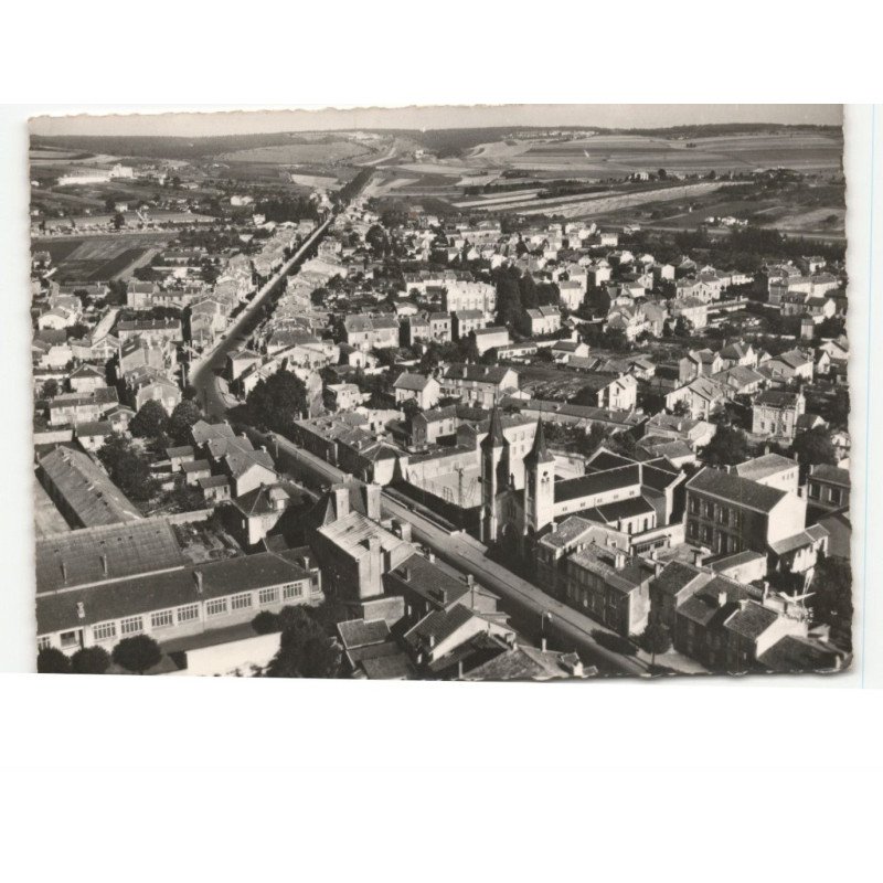 VERDUN: le faubourg vue aérienne 10x15 - très bon état