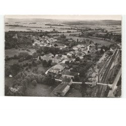AUBREVILLE: vue générale vue aérienne 10x15 - très bon état