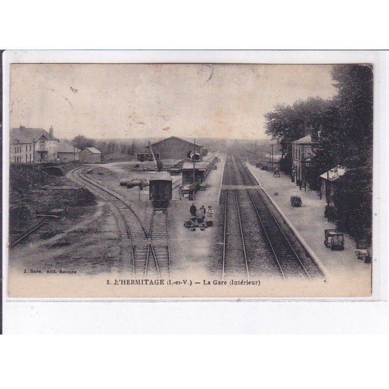 L'HERMITAGE: la gare (intérieur) - très bon état