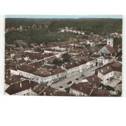 ANCERVILLE: place centrale vue aérienne 10x15 - très bon état