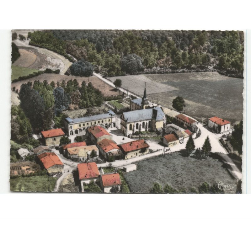 BENOITEVAUX: sanctuaire et abri des pélerins vue aérienne 10x15 - très bon état