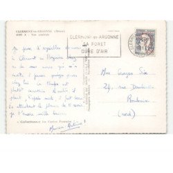 CLERMONT-en-ARGONNE: vue générale vue aérienne 10x15 - très bon état