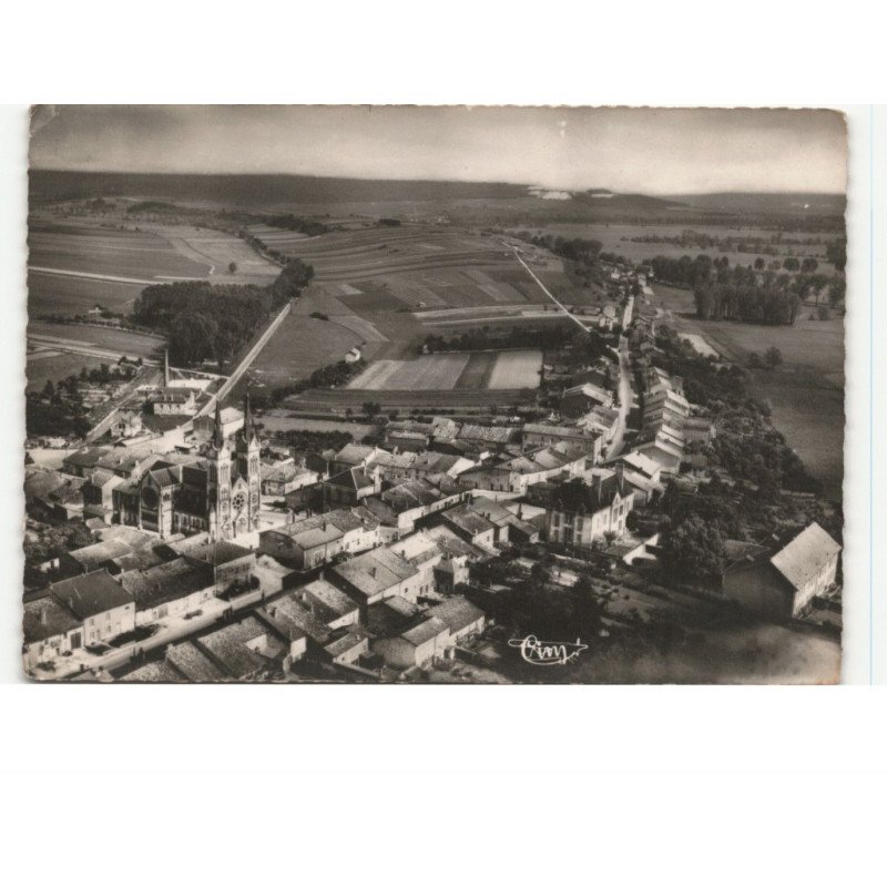 EUVILLE: vue générale vue aérienne 10x15 - très bon état