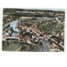 DUN-sur-MEUSE: l'église et la meuse vue aérienne 10x15 - très bon état