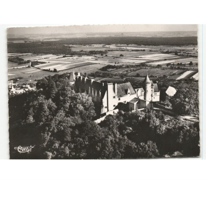 HATTONCHATEL: l'ancien château des evêques de verdun vue aérienne 10x15 - très bon état