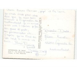 HATTONCHATEL: l'entrée du château, au fond hattonville vue aérienne 10x15 - très bon état