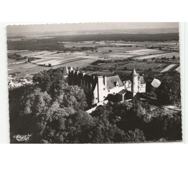 HATTONCHATEL: château imaginé par l'architecte M. Jacquelin pour miss Bell Skinner vue aérienne 10x15 - très bon état