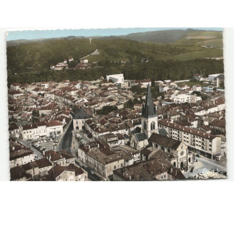 LIGNY-en-BARROIS: vue générale vue aérienne 10x15 - très bon état