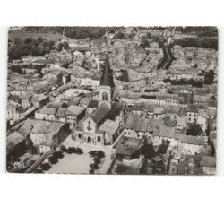 LIGNY-en-BARROIS: l'église vue aérienne 10x15 - très bon état