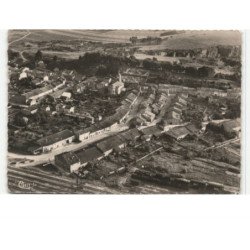 LEROUVILLE: le centre, l'église vue aérienne 10x15 - état