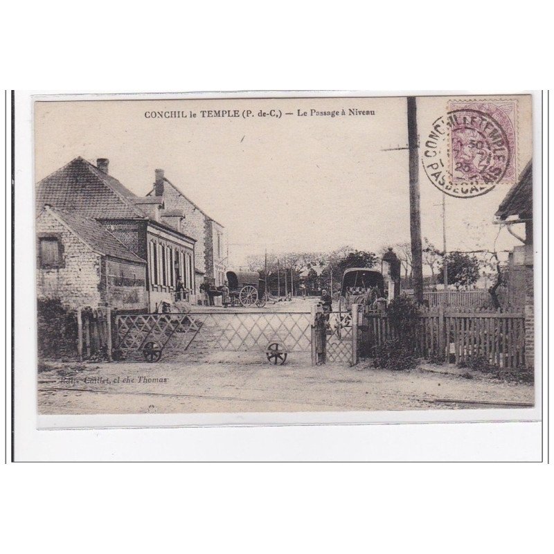 CONCHIL-le-TEMPLE : le passage a niveau - tres bon etat