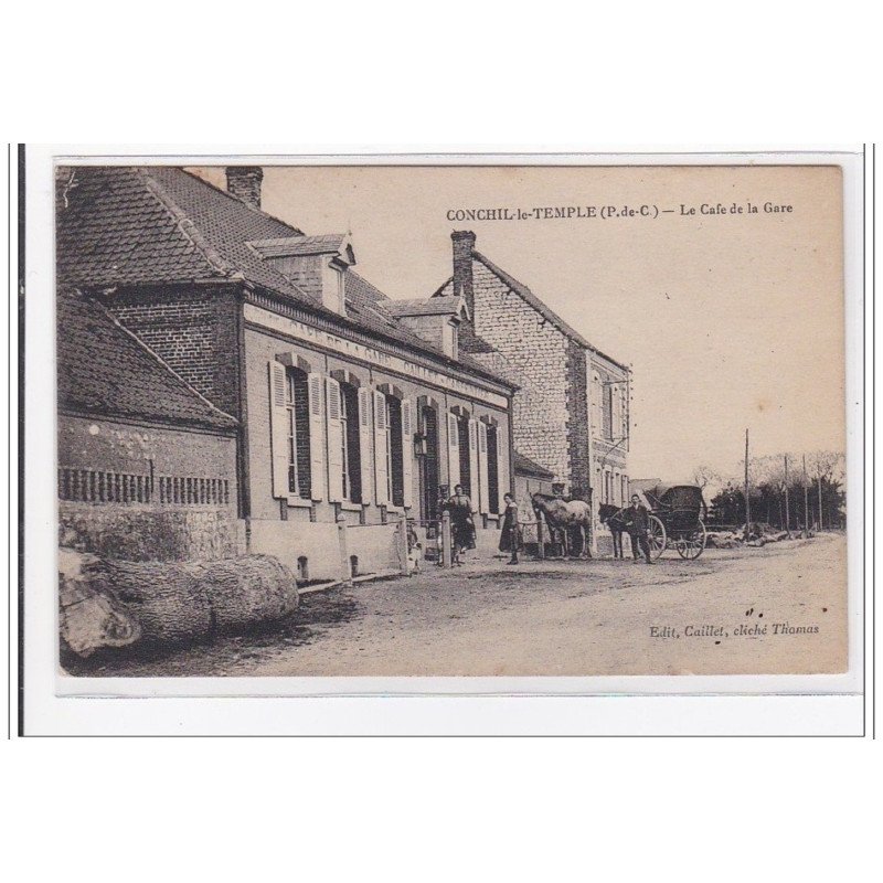 CONCHIL-le-TEMPLE : le café de la gare - tres bon etat