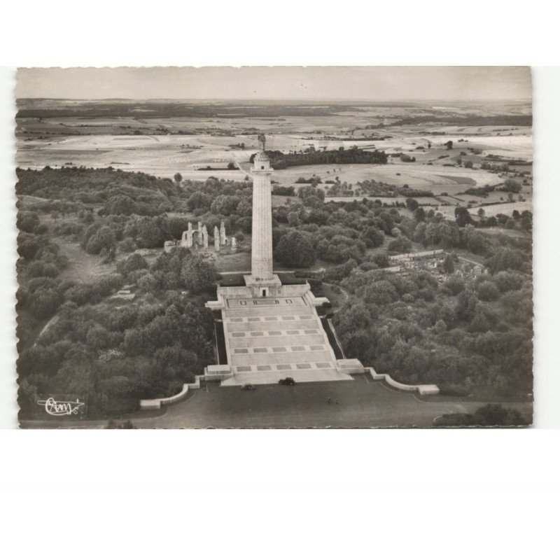 MONTFAUCON: le monument américain john russel pope vue aérienne 10x15 - très bon état