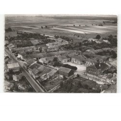MOUZAY: la grande rue et la place du la mairie vue aérienne 10x15 - très bon état