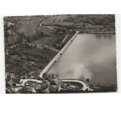 SAINT-CIERGUES: sur le réservoir de la mouche et sur la digue vue aérienne 10x15 - état