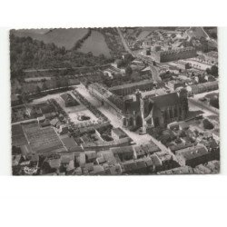 SAINT-MIHIEL: quartier de l'église saint-michel vue aérienne 10x15 - très bon état