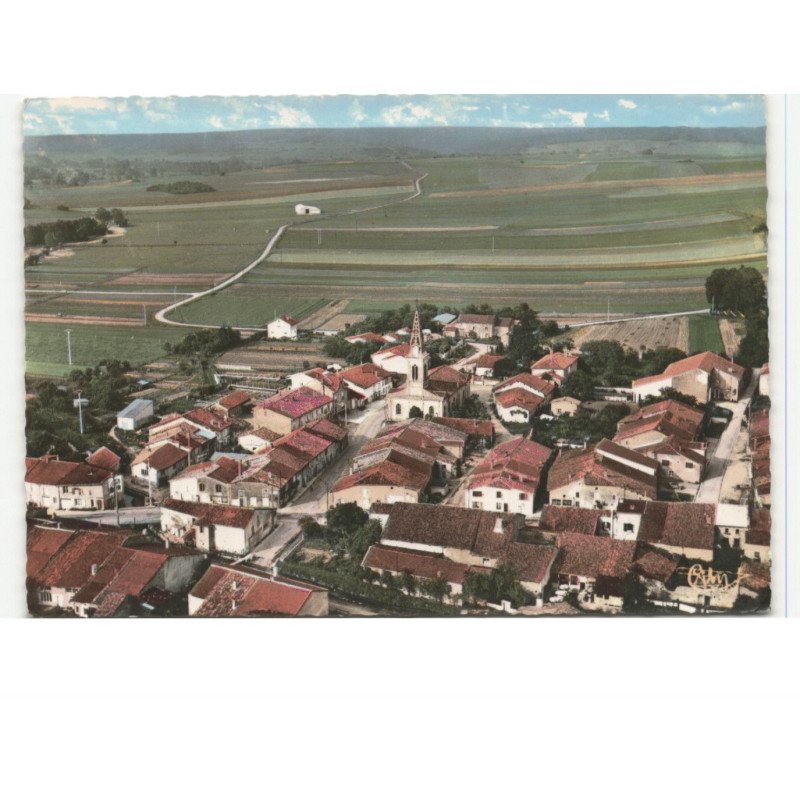 TROYON: du centre vue aérienne 10x15 - très bon état