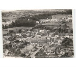 TRONVILLE-en-BARROIS: vue générale avec l'église en 1er plan vue aérienne 10x15 - très bon état