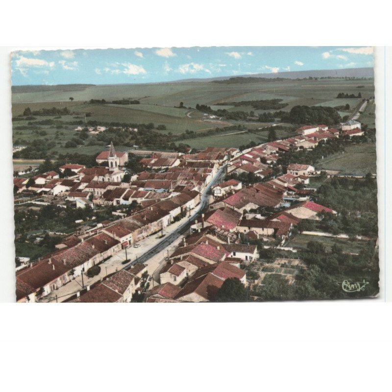 TROYON: vue générale vue aérienne 10x15 - état