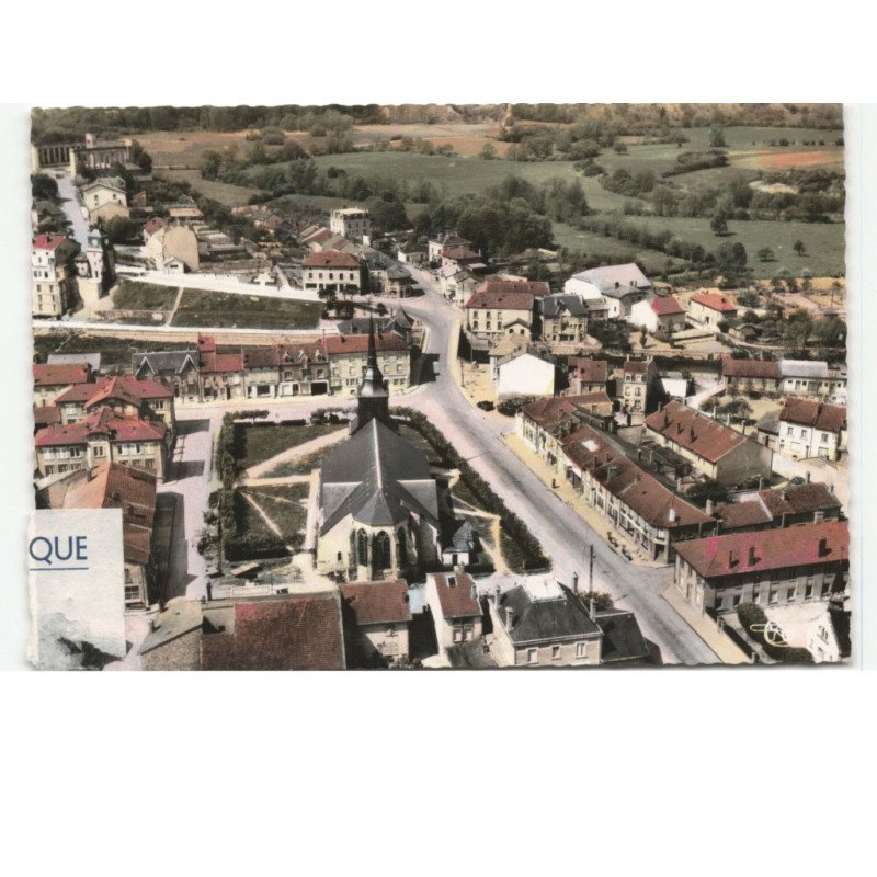 VARENNES-en-ARGONNE: le centre vue aérienne 10x15 - très bon état