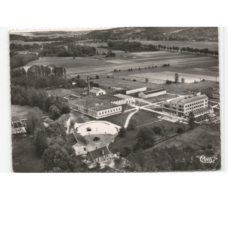 TRONVILLE-en-BARROIS: l'usine rhovyl vue aérienne 10x15 - très bon état