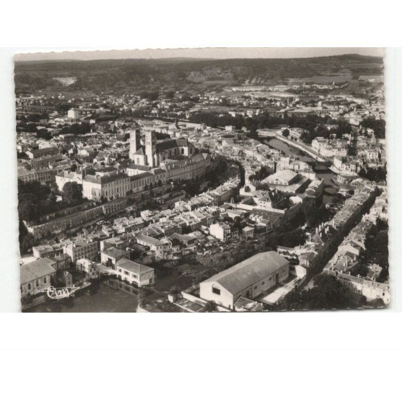 VERDUN: vue générale vue aérienne 10x15 - très bon état