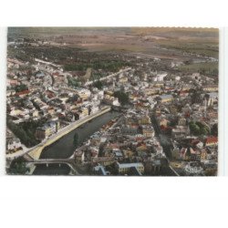 VERDUN: vue panoramique vue aérienne 10x15 - très bon état