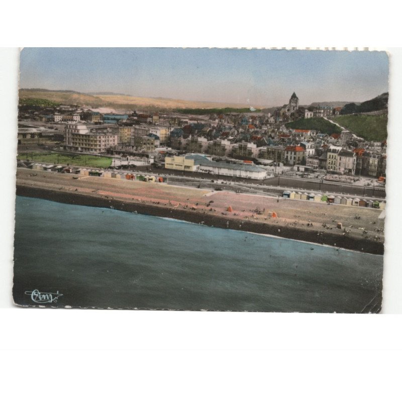 LE TREPORT: vue générale vue aérienne 10x15 - très bon état