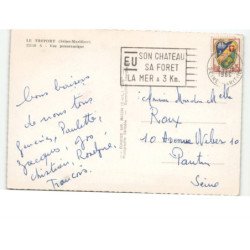 LE TREPORT: vue panoramique vue aérienne 10x15 - très bon état