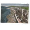 LE TREPORT: vue générale des falaises de mers et du tréport vue aérienne 10x15 - très bon état