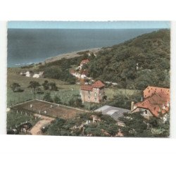 VARENGEVILLE-sur-MER: hôtel de la terrasse vue aérienne 10x15 - très bon état