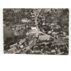 VIEUX-ROUEN-sur-BRESLE: l'église et la route de bouafles vue aérienne 10x15 - très bon état