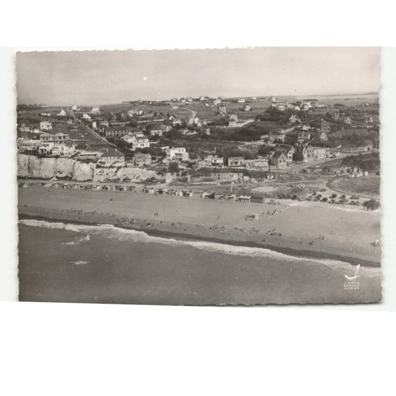 CRIEL-sur-MER: la plage vue aérienne 10x15 - très bon état