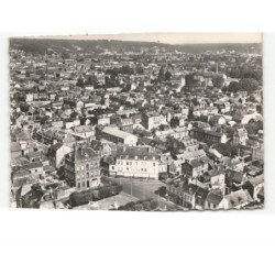CAUDEBEC-les-ELBEUF: place de la mairie ert vue centrale vue aérienne 10x15 - très bon état