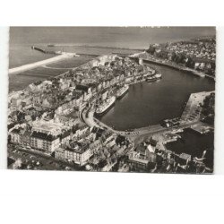 DIEPPE: l'avant port vue aérienne 10x15 - très bon état
